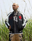 MAYO FIRE Embroidery Reversible Souvenir Jacket