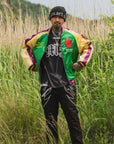 MAYO FIRE Embroidery Reversible Souvenir Jacket