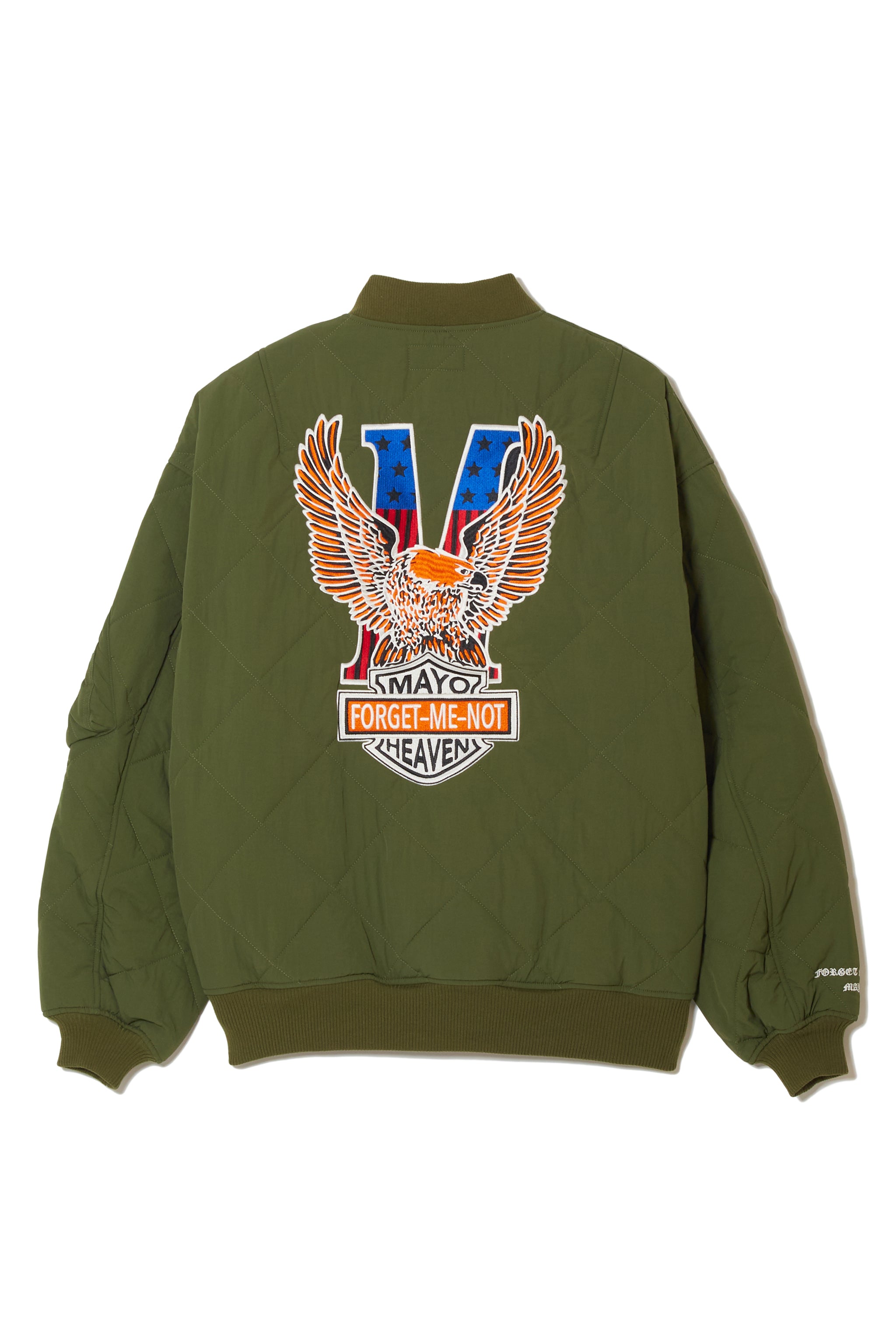 EAGLE EMBROIDERY NYLON JKT - OLIVE – MAYO