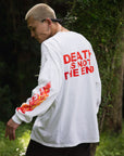 FIRE SKULL PRINT LONG SLEEVE TEE