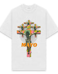 JESUS ×4 PRINT Short Sleeve Tee - WHITE