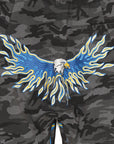 MAYO Fire Eagle Camo Embroidery Shorts