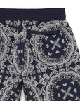 MAYO Paisley Embroidery Shorts