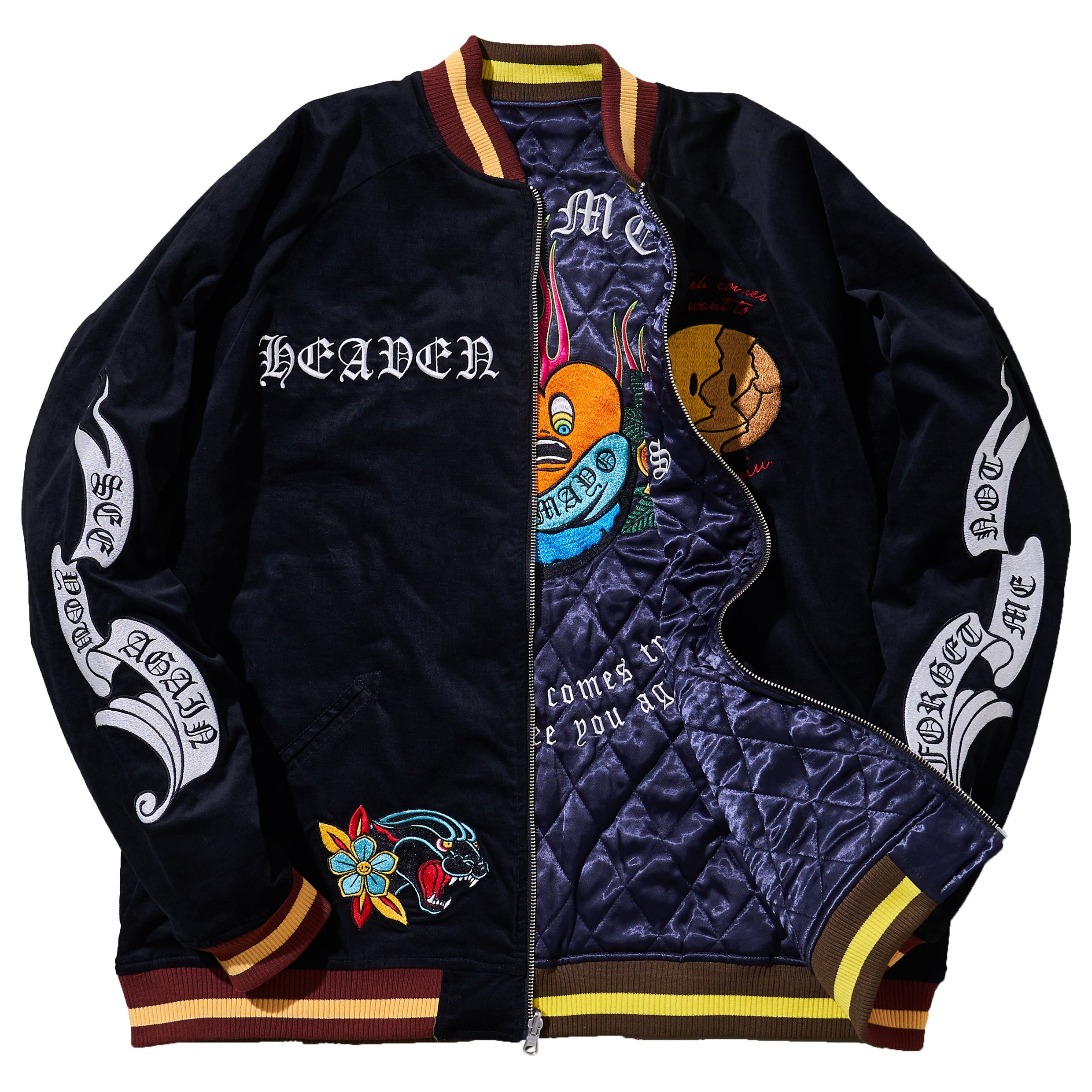 MAYO | forget me not reversible souvenir JKT