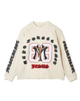 MAYO HEAVEN&HELL Embroidery Crew neck - OFF WHITE