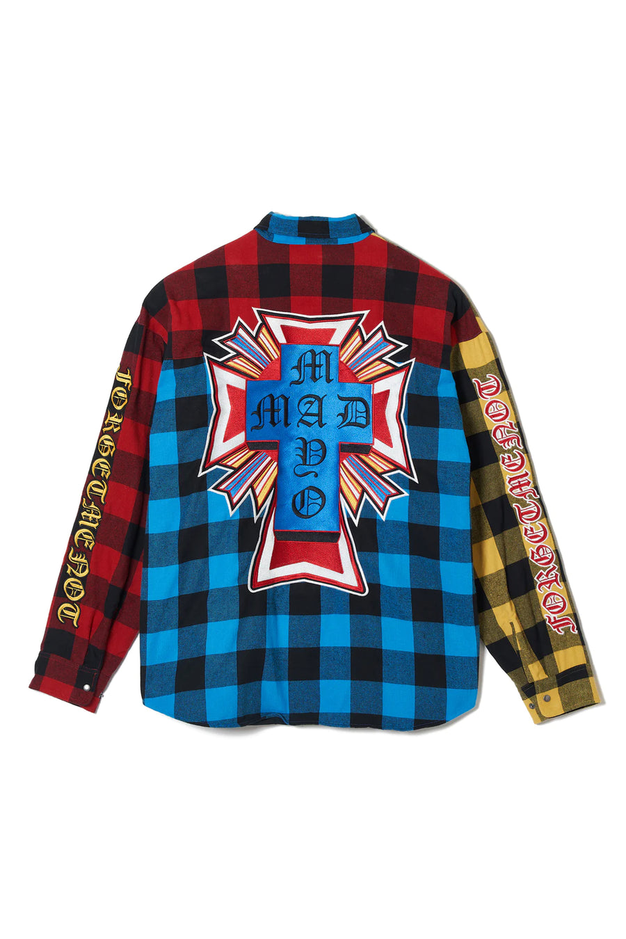 MAYO CROSS Embroidery Check Shirt - MULTI