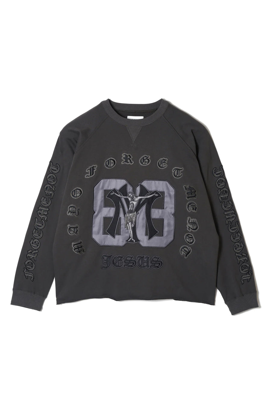 MAYO HEAVEN&HELL Embroidery Crew neck - GRAY