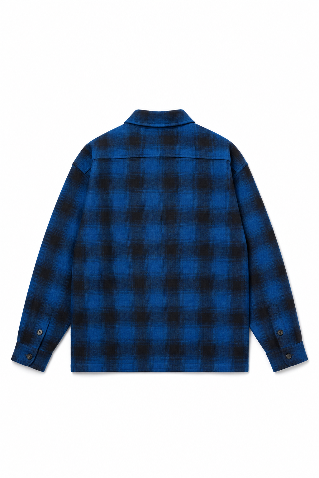 PLAIN LONG SLEEVED CHECK SHIRT