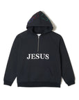 MAYO JESUS Embroidery Half zip Hoodie