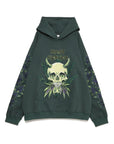 MAYO Devil Skull Embroidery Hoodie - GREEN