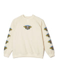 JESUS SKULL Embroidery Crew neck - OFF WHITE