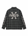 MAYO CROSS BORN EMBROIDERY LONG SLEEVED CHECK SHIRT