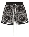 MAYO Paisley Embroidery Shorts