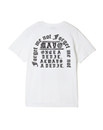 LOGO MESSAGE PRINT SHORT SLEEVE TEE