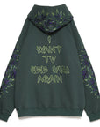 MAYO Devil Skull Embroidery Hoodie - GREEN