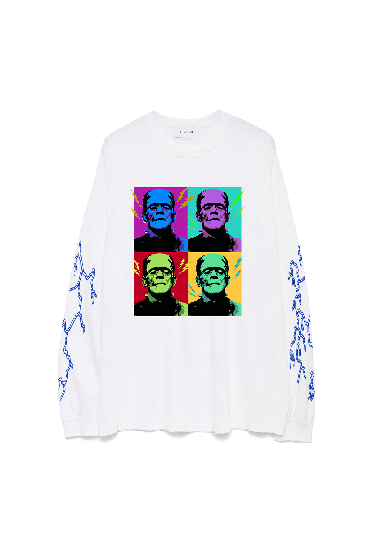 【HALLOWEEN ITEM】FOUR-LEGGED FRANKEN  PRINT LONG SLEEVE TEE