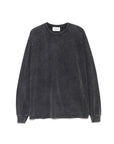 Plain Long Sleeve Tee - FADE BLACK【HARD WASH】