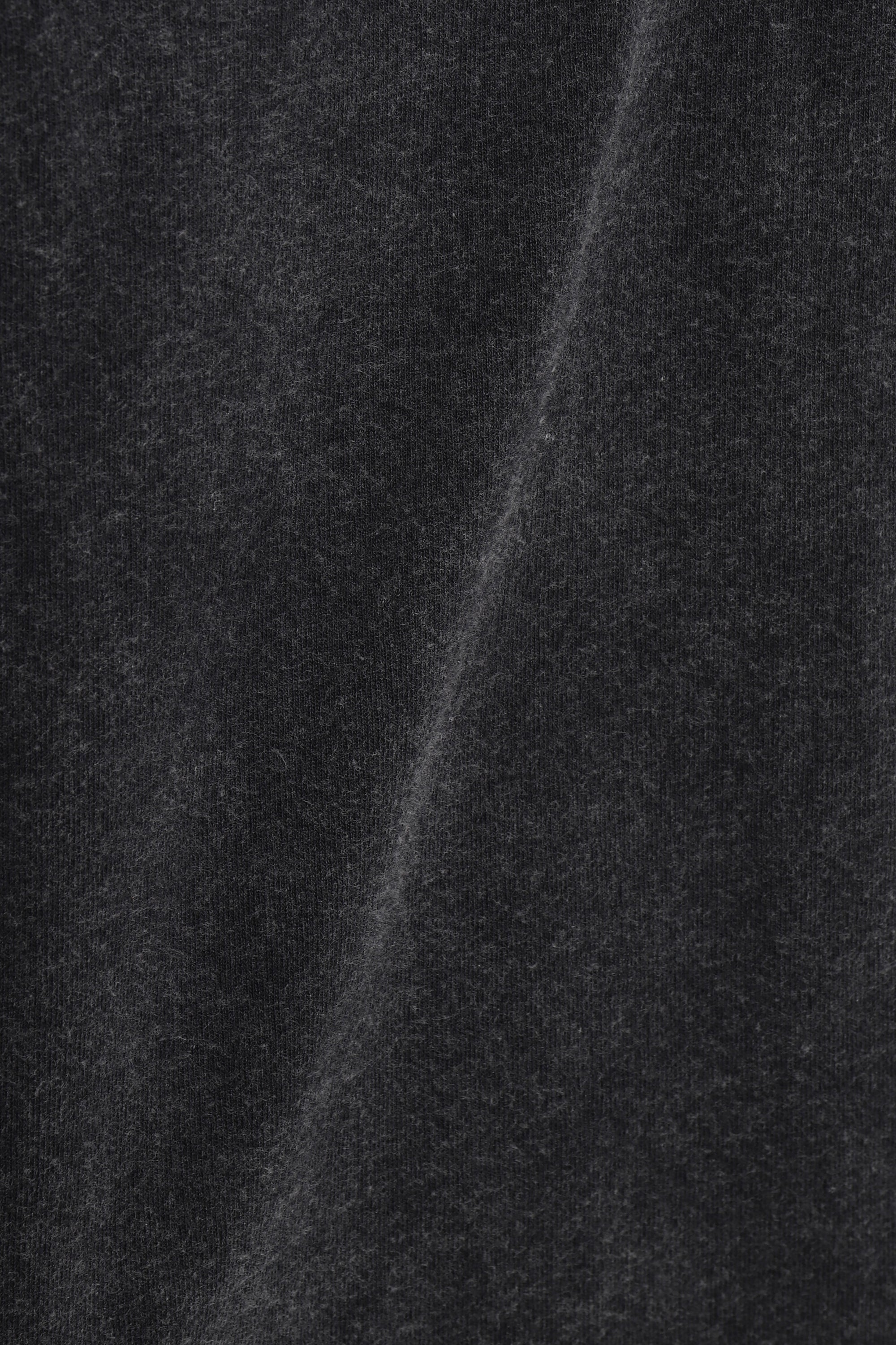 Plain Long Sleeve Tee - FADE BLACK【HARD WASH】