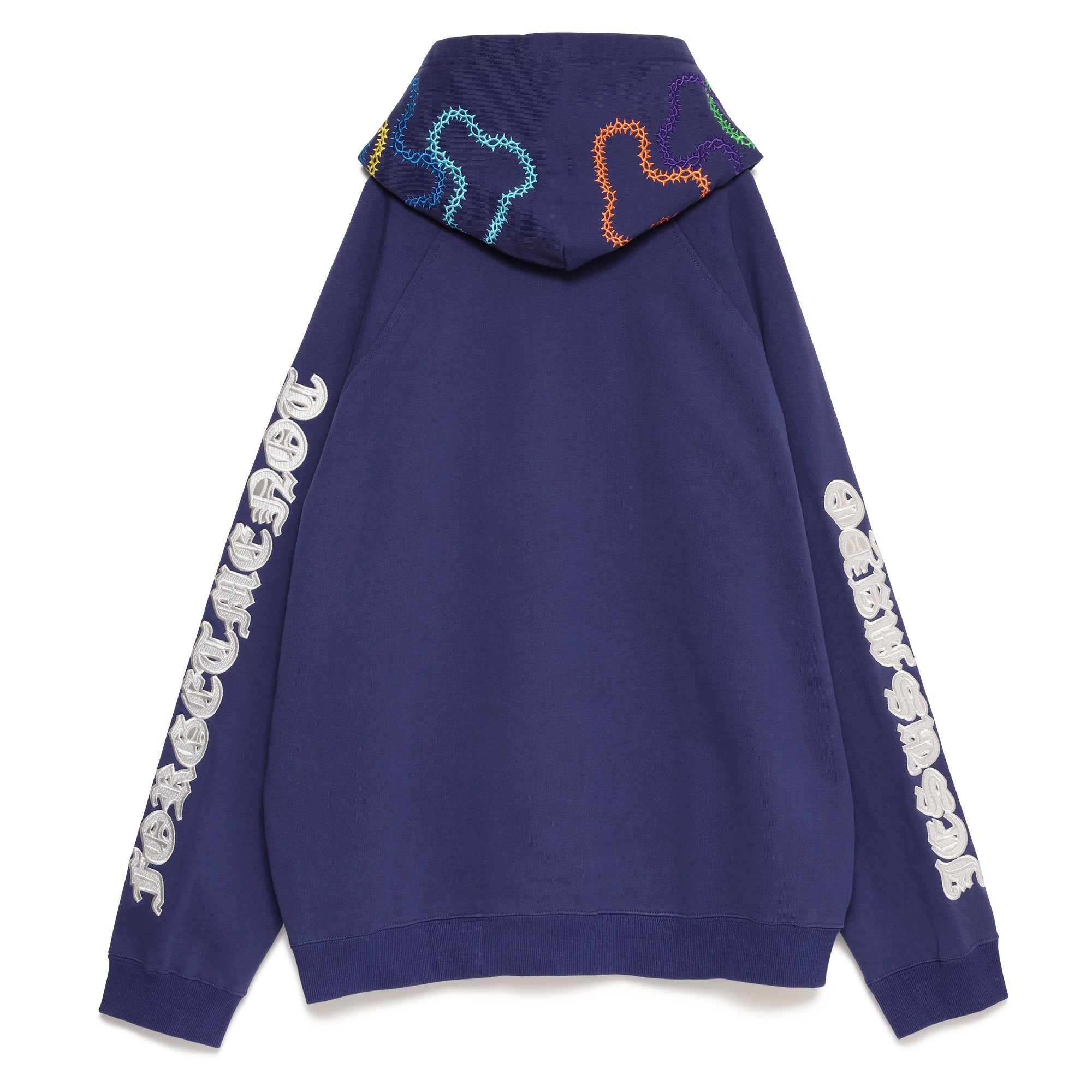 MAYO JESUS Embroidery Hoodie - NAVY