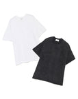 Plain Short Sleeve Tee Set of 2 Pac - HARD WASH