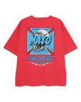 MAYO Hawk Embroidery Short Sleeve Tee - PINK