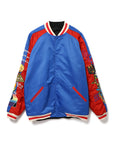 Arm embroidery reversible souvenir JKT BLUE