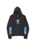 Sunshine Embroidery Hoodie - BLACK