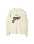 Hard Glock MAYO Embroidery Long Sleeve Tee - WHITE