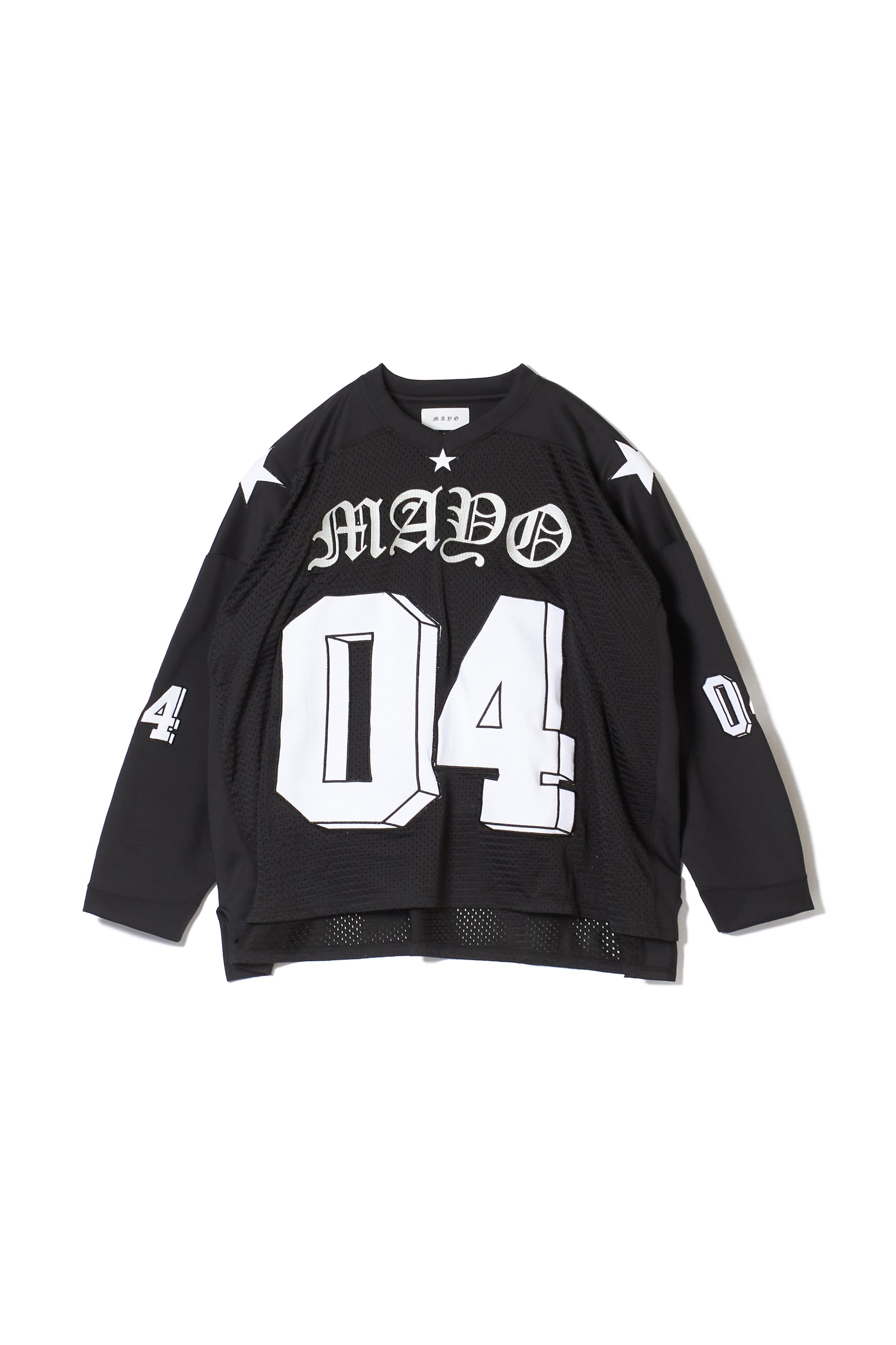 MAYO Embroidery Game shirt - BLACK