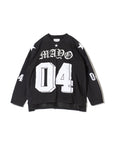 MAYO Embroidery Game shirt - BLACK