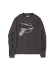 【WEB LIMITED】Hard Glock MAYO Embroidery Long Sleeve Tee - CHARCOAL