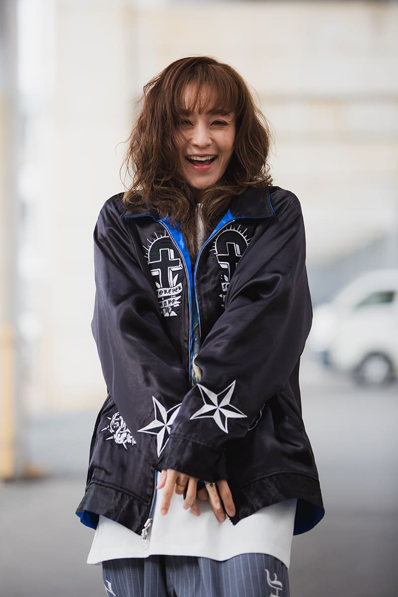 MAYO EMBROIDERY WITH COLLAR REVERSIBLE SOUVENIR JKT