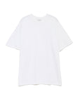 Plain Short Sleeve Tee - WHITE 【HARD WASH】