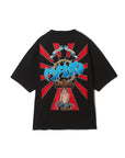 Sunshine Embroidery short Sleeve Tee - BLACK