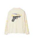 Hard Glock MAYO Embroidery Long Sleeve Tee - WHITE