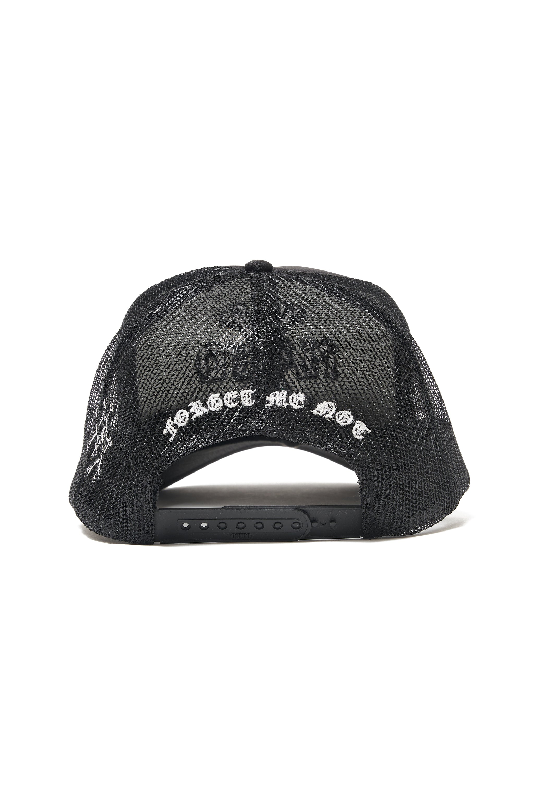 【MAYO】MAYO CROSS BONE Embroidery Mesh CAP - BLACK