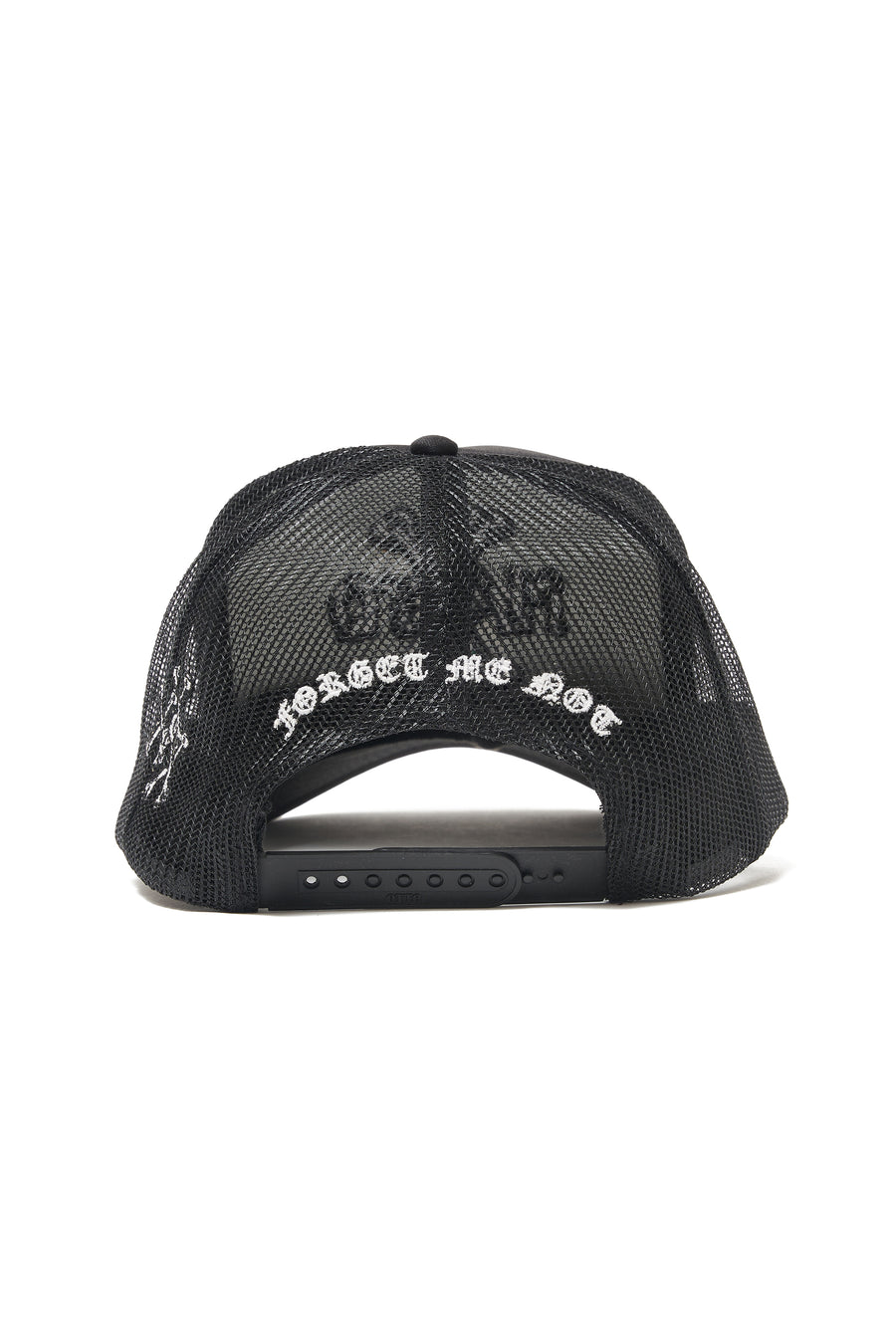 MAYO CROSS BONE Embroidery Mesh CAP - BLACK
