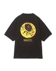 HEAD SHOT Embroidery short Sleeve Tee - BLACK