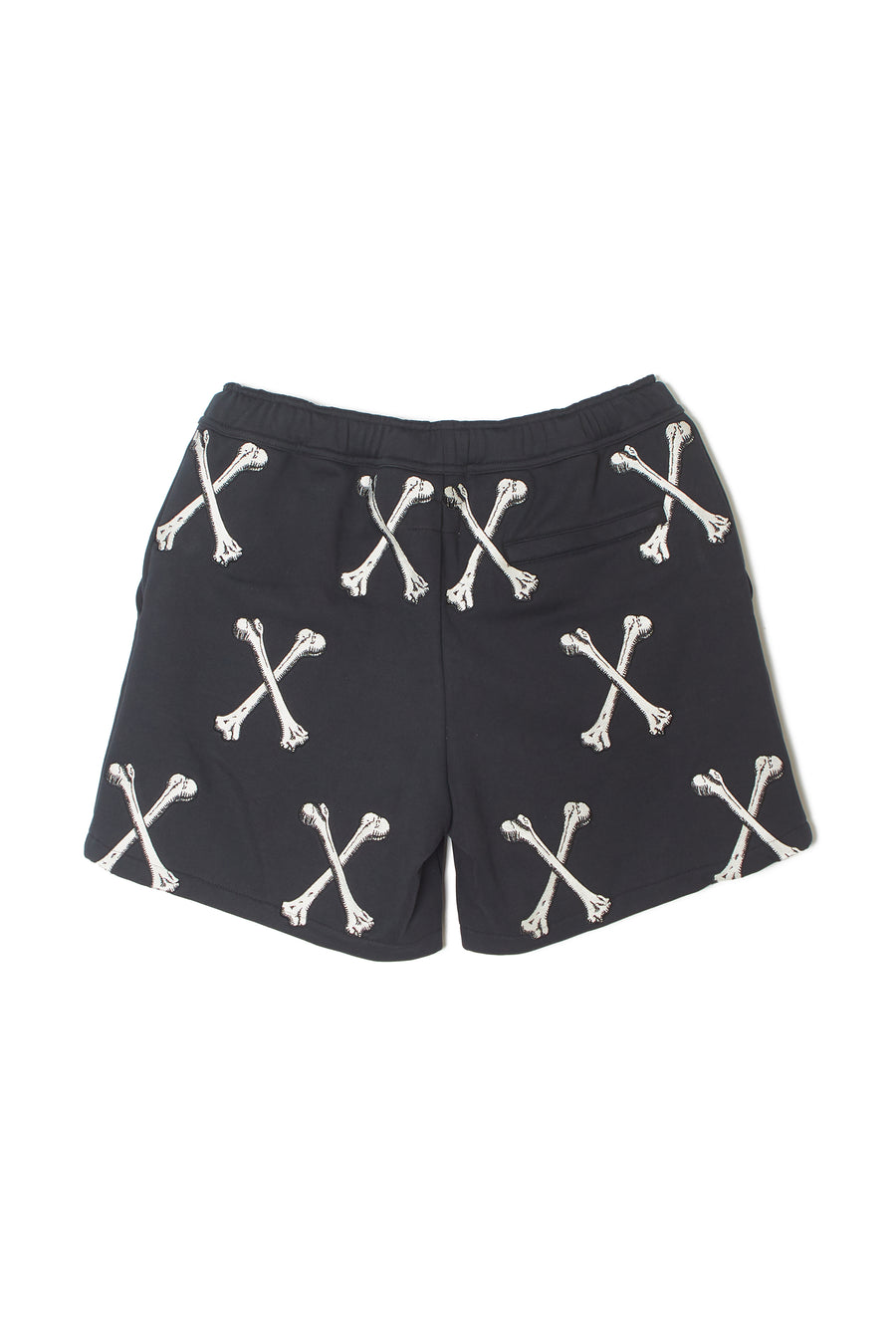 MAYO CROSS BONES Embroidery Sweat Shorts - BLACK