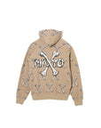 MAYO CROSS BONES Embroidery Hoodie - BEIGE