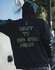 MAYO Devil Skull Embroidery Hoodie - GREEN