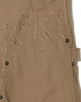 MAYO Fire Double Knee Pants - BEIGE