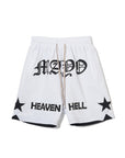 MAYO Embroidery Game Shorts - WHITE