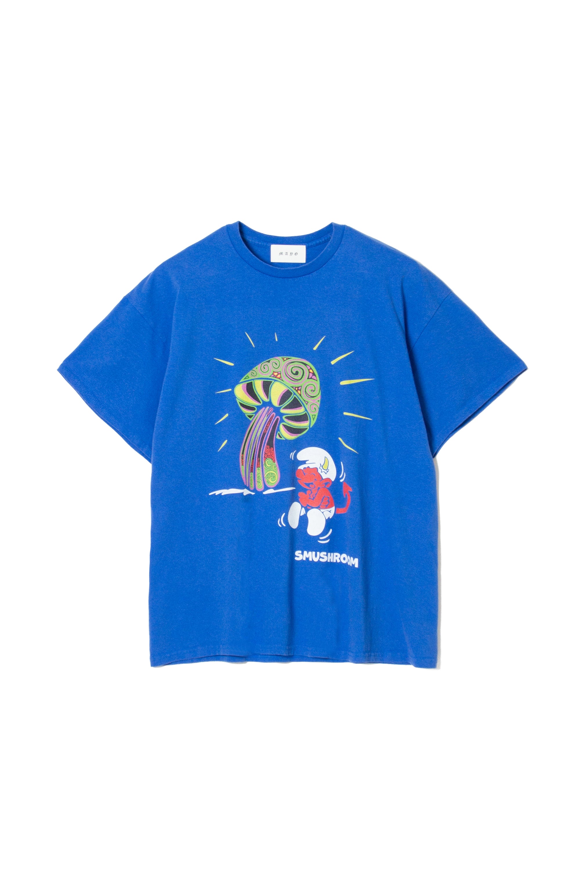 SMUSHROOM Short Sleeve Tee - FADE BLUE