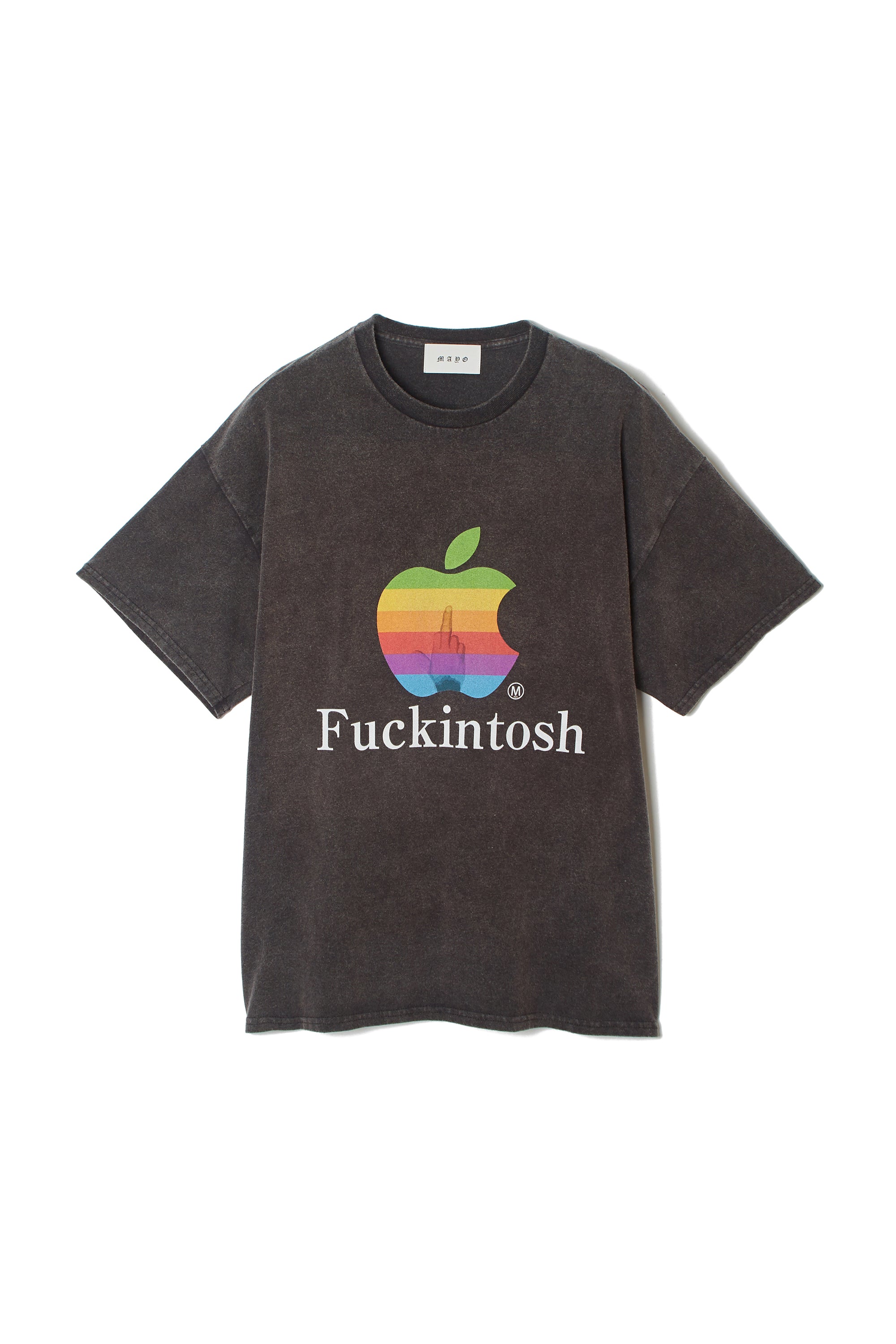 Fuckintosh Short Sleeve Tee - FADE BLACK