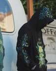 MAYO Devil Skull Embroidery Hoodie - GREEN