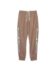 MAYO BONES Embroidery Nylon Pants - BEIGE