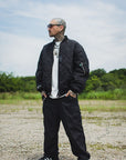 FGMN MAYO EMBROIDERY NYLON CARGO PANTS -  BLACK