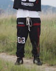 MAYO HEAVEN&HELL Embroidery Sweat Pants - BLACK