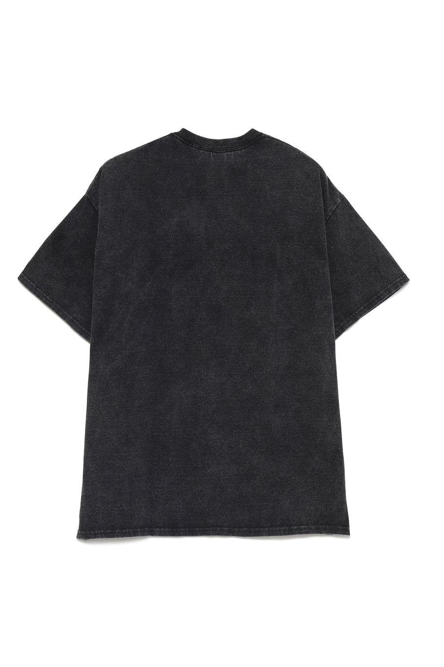 Plain Short Sleeve Tee - FADE BLACK [HARD WASH]